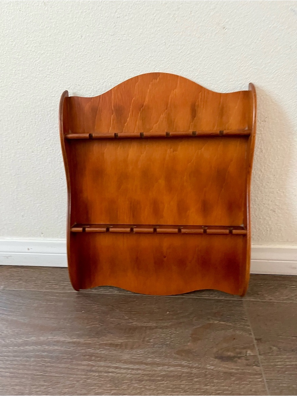Wooden Wall mounted spoons rack 13/15 inches